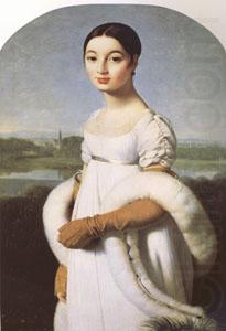Jean Auguste Dominique Ingres Mademoiselle Caroline Riviere (mk05) china oil painting image